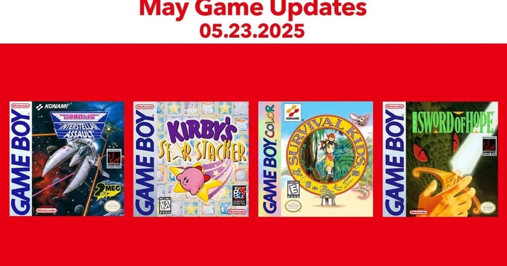 Nintendo Switch adiciona jogos clássicos do Game Boy