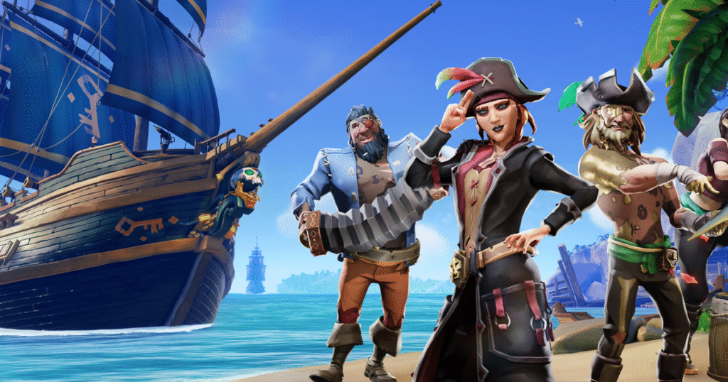 Novos rumos para Sea of Thieves após mudanças na Rare e Microsoft.