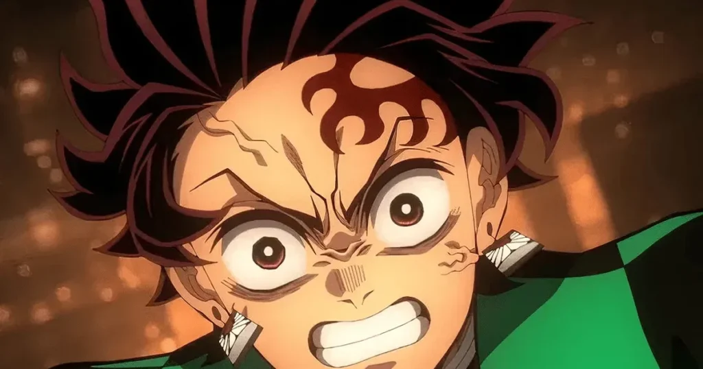 Flagrado gravando Demon Slayer: Castelo Infinito no cinema