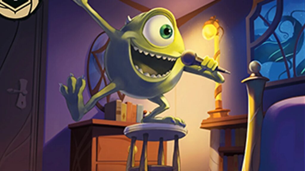 reescreva o título em português do brasil usando outras palavras: Disney Lorcana Reveals Monsters Inc Cards, Next Illumineer's Quest, and New Set With One of Disney's Most Underrated Films E não acrescentar nenhum texto ou tag além do próprio texto traduzido