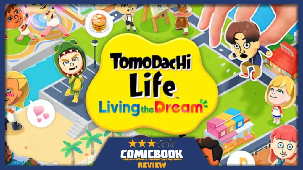 reescreva o título em português do brasil usando outras palavras: Tomodachi Life: Living the Dream Is The Spectator Sport of Life Sims & Your Mileage May Vary (Review) E não acrescentar nenhum texto ou tag além do próprio texto traduzido