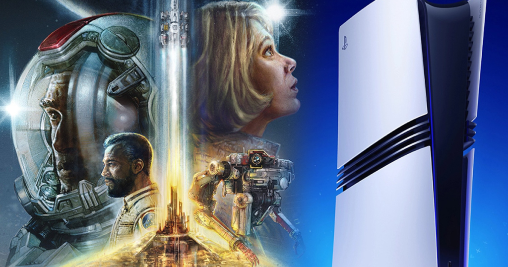 reescreva o título em portugues do brasil usando outras palavras: Starfield na PS5 recebe o primeiro hotfix, mas a Bethesda avisa que há mais a caminho E não acrescentar nenhum texto ou tag além do próprio texto traduzido