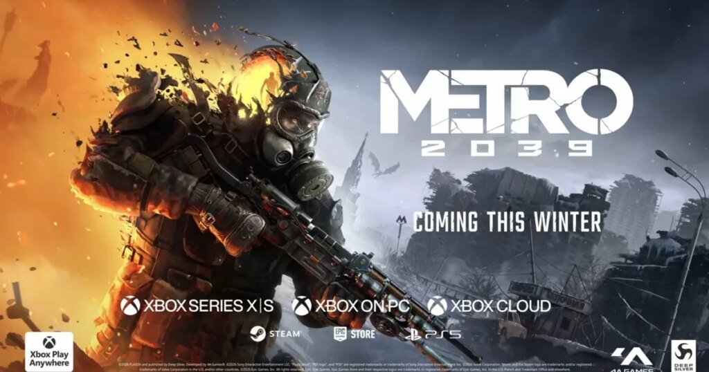 reescreva o título em portugues do brasil usando outras palavras: Metro 2039 revelado | Eurogamer.pt E não acrescentar nenhum texto ou tag além do próprio texto traduzido