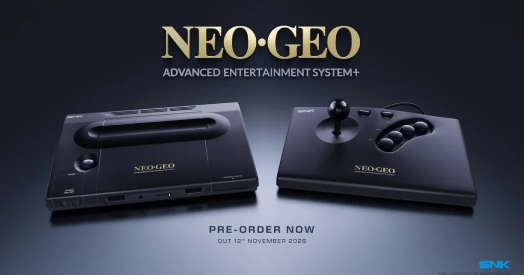 reescreva o título em portugues do brasil usando outras palavras: A NeoGeo AES regressa compatível com os cartuchos originais E não acrescentar nenhum texto ou tag além do próprio texto traduzido