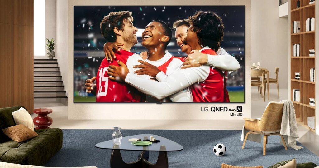 reescreva o título em portugues do brasil usando outras palavras: LG aposta nas QNED evo Mini LED para 2026 E não acrescentar nenhum texto ou tag além do próprio texto traduzido