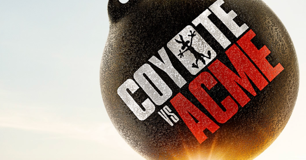 reescreva o título em portugues do brasil usando outras palavras: Primeiro trailer de Coyote vs ACME E não acrescentar nenhum texto ou tag além do próprio texto traduzido