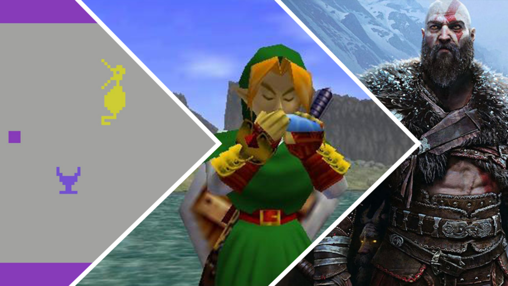 reescreva o título em português do brasil usando outras palavras: Best Adventure Game From Each Console Generation E não acrescentar nenhum texto ou tag além do próprio texto traduzido