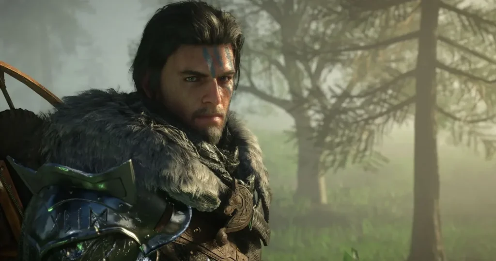 reescreva o título em portugues do brasil usando outras palavras: Governo coreano deslumbrado com Crimson Desert E não acrescentar nenhum texto ou tag além do próprio texto traduzido