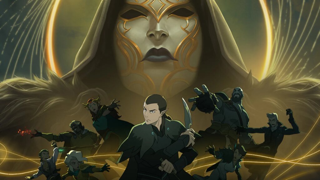 reescreva o título em português do brasil usando outras palavras: Prime's Best Fantasy Show Finally Returns - Watch The Vox Machina Trailer E não acrescentar nenhum texto ou tag além do próprio texto traduzido