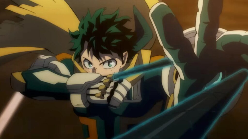 Finale de My Hero Academia revela novo vislumbre do traje de herói profissional de Deku