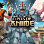 Infográfico sobre os tipos de anime mais populares