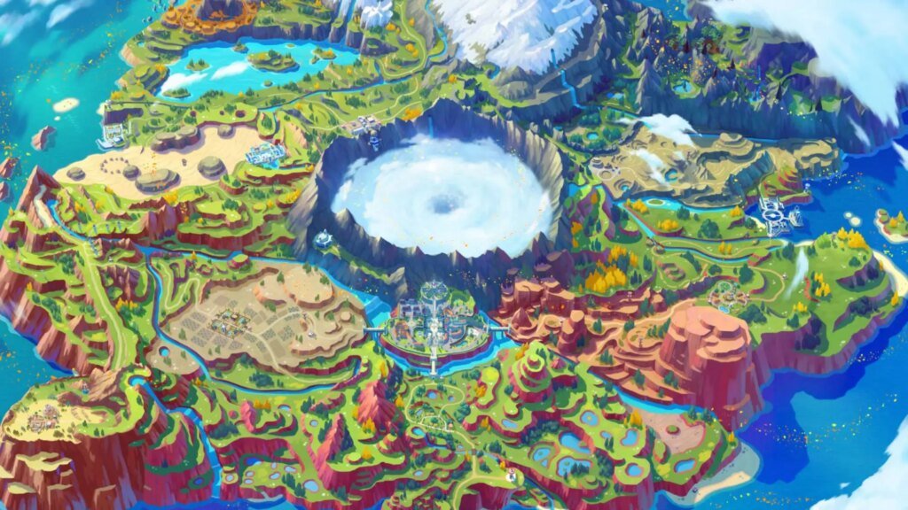 Todos os Regiões de Jogos Principais de Pokémon, em Ordem