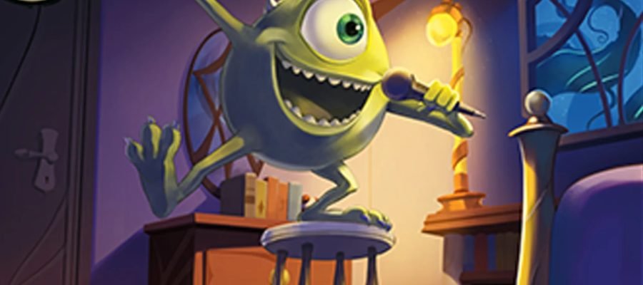 reescreva o título em português do brasil usando outras palavras: Disney Lorcana Reveals Monsters Inc Cards, Next Illumineer's Quest, and New Set With One of Disney's Most Underrated Films E não acrescentar nenhum texto ou tag além do próprio texto traduzido