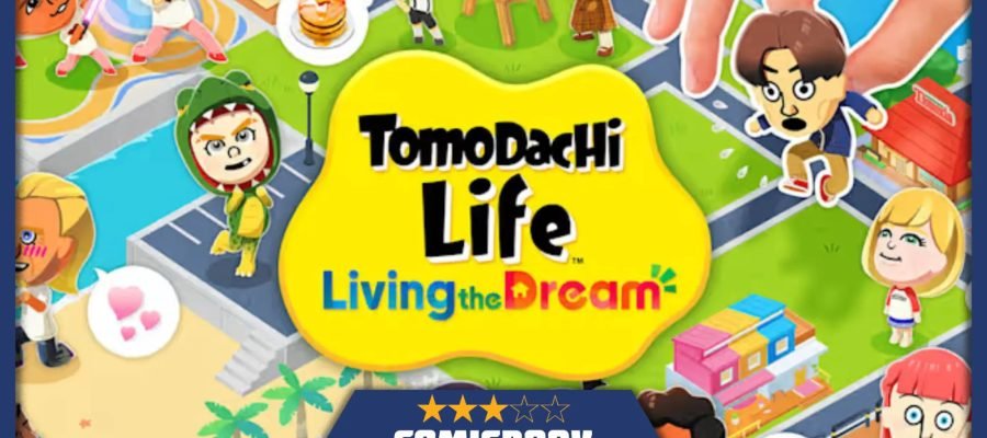 reescreva o título em português do brasil usando outras palavras: Tomodachi Life: Living the Dream Is The Spectator Sport of Life Sims & Your Mileage May Vary (Review) E não acrescentar nenhum texto ou tag além do próprio texto traduzido