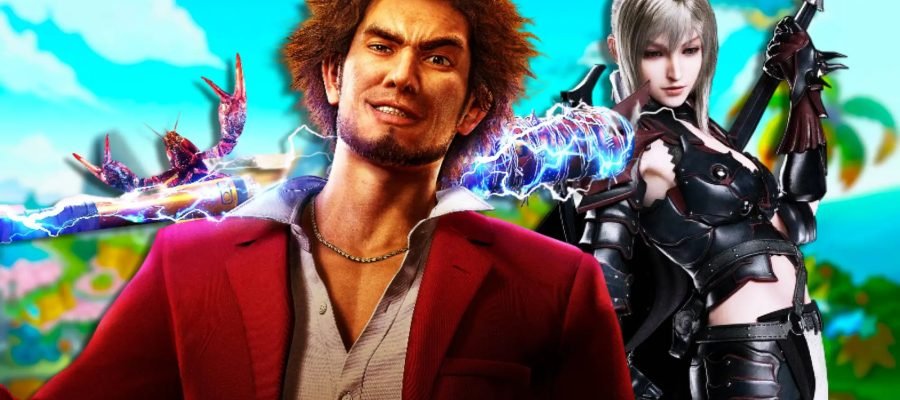 reescreva o título em português do brasil usando outras palavras: 5 Best Open-World JRPGs, Ranked E não acrescentar nenhum texto ou tag além do próprio texto traduzido