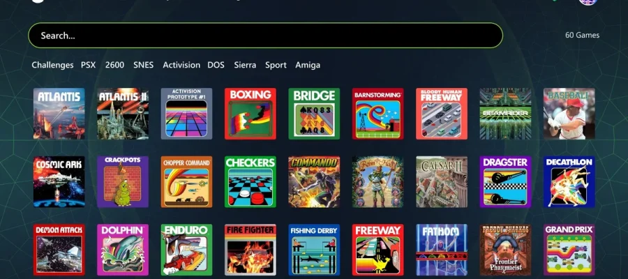Clássicos Retrô agora disponíveis no Xbox e no Game Pass.