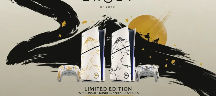 PlayStation 5 ganha versões especiais temáticas de Ghost of Yōtei