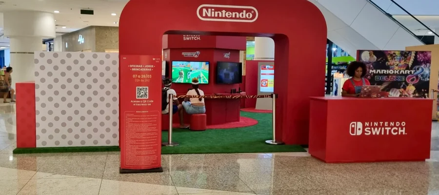 Terceira parada do Nintendo Switch Shopping Tour chega em Brasília