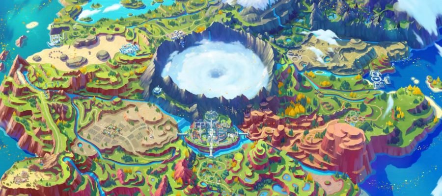 Todos os Regiões de Jogos Principais de Pokémon, em Ordem